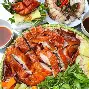 QUÁN VỊT QUAY LÁ MÓC MẬT OKAY 15 : sáng :BÚN CHẢ CÁ ; chiều : CHÁO VỊT