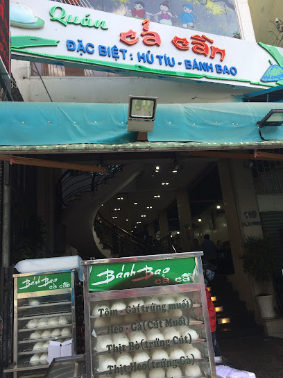 Hủ tiếu - Bánh bao Cả Cần