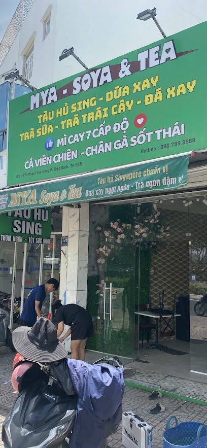 MYA - Soya & Tea - Tàu hủ Singapore - Trà sữa - Trà trái cây - Mì cay - chân gà sốt thái - Cá Viên Chiên
